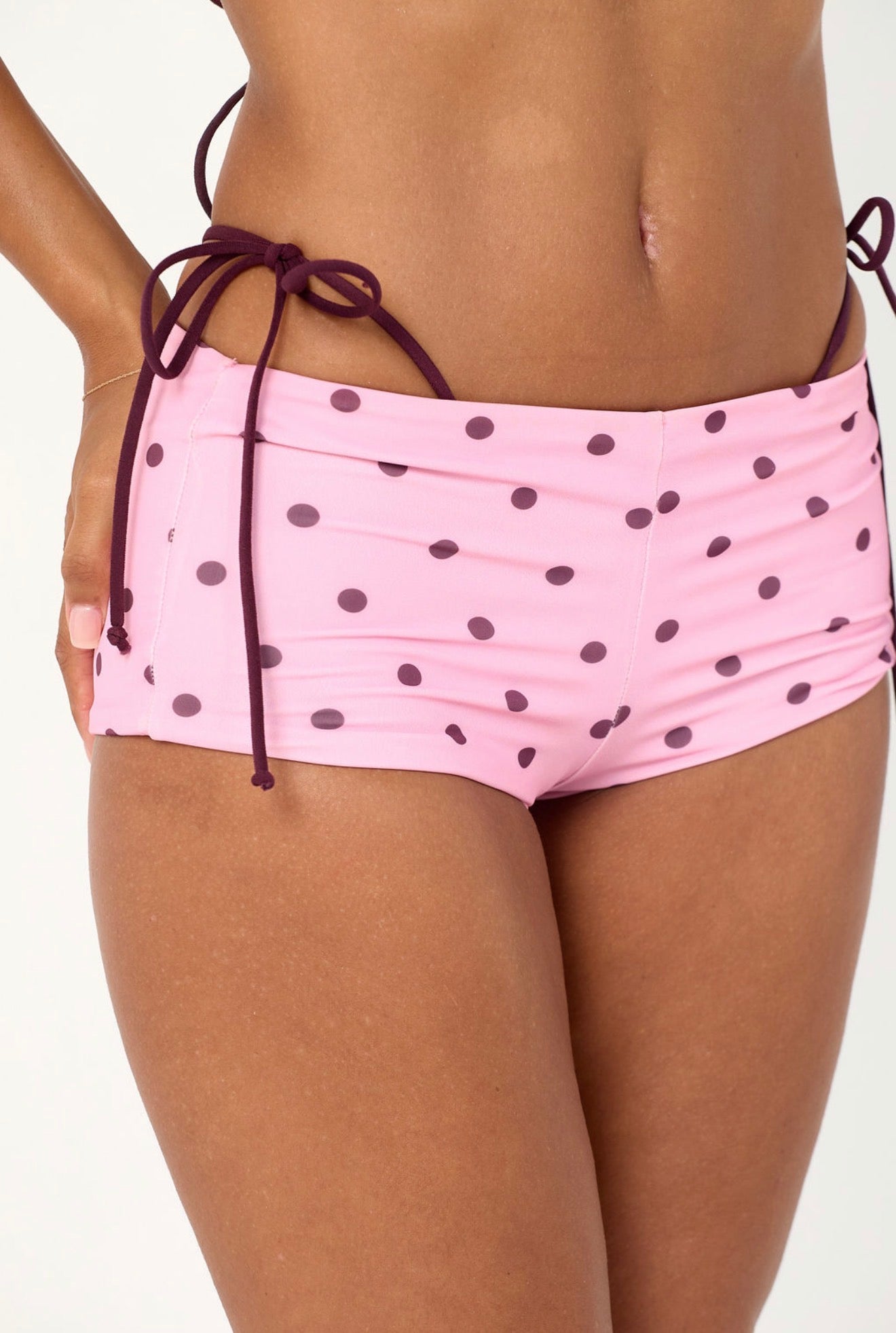The reversible shorts - pink & purple
