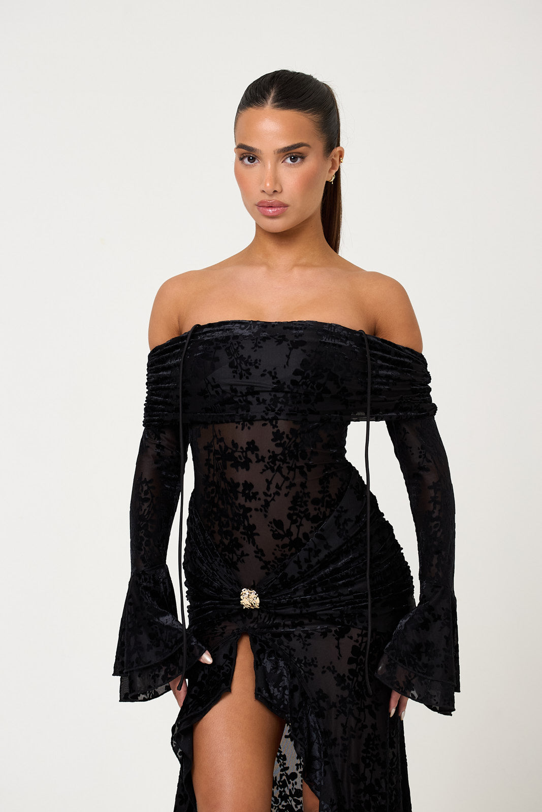 The devore maxi - black