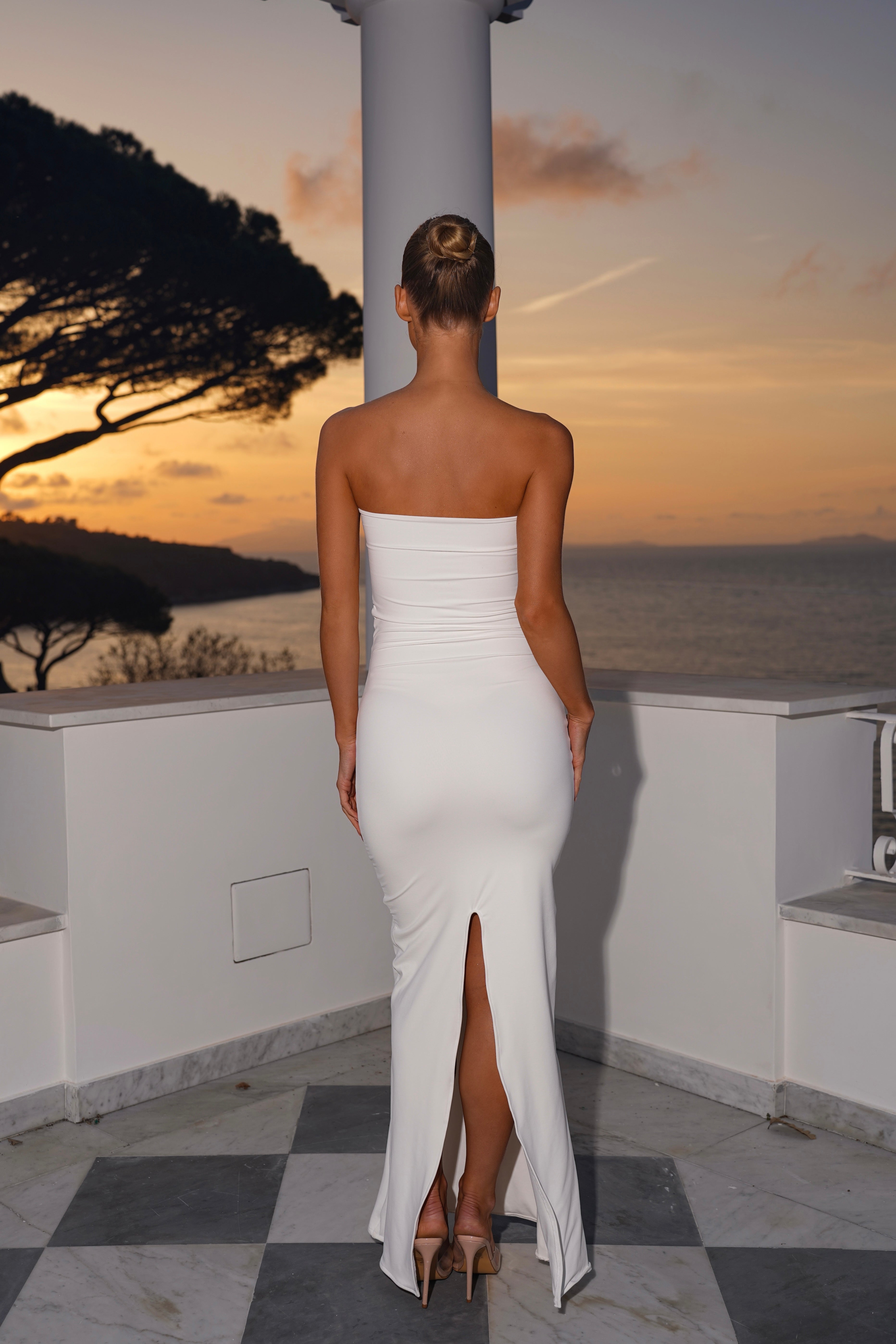 The O ring dress - white