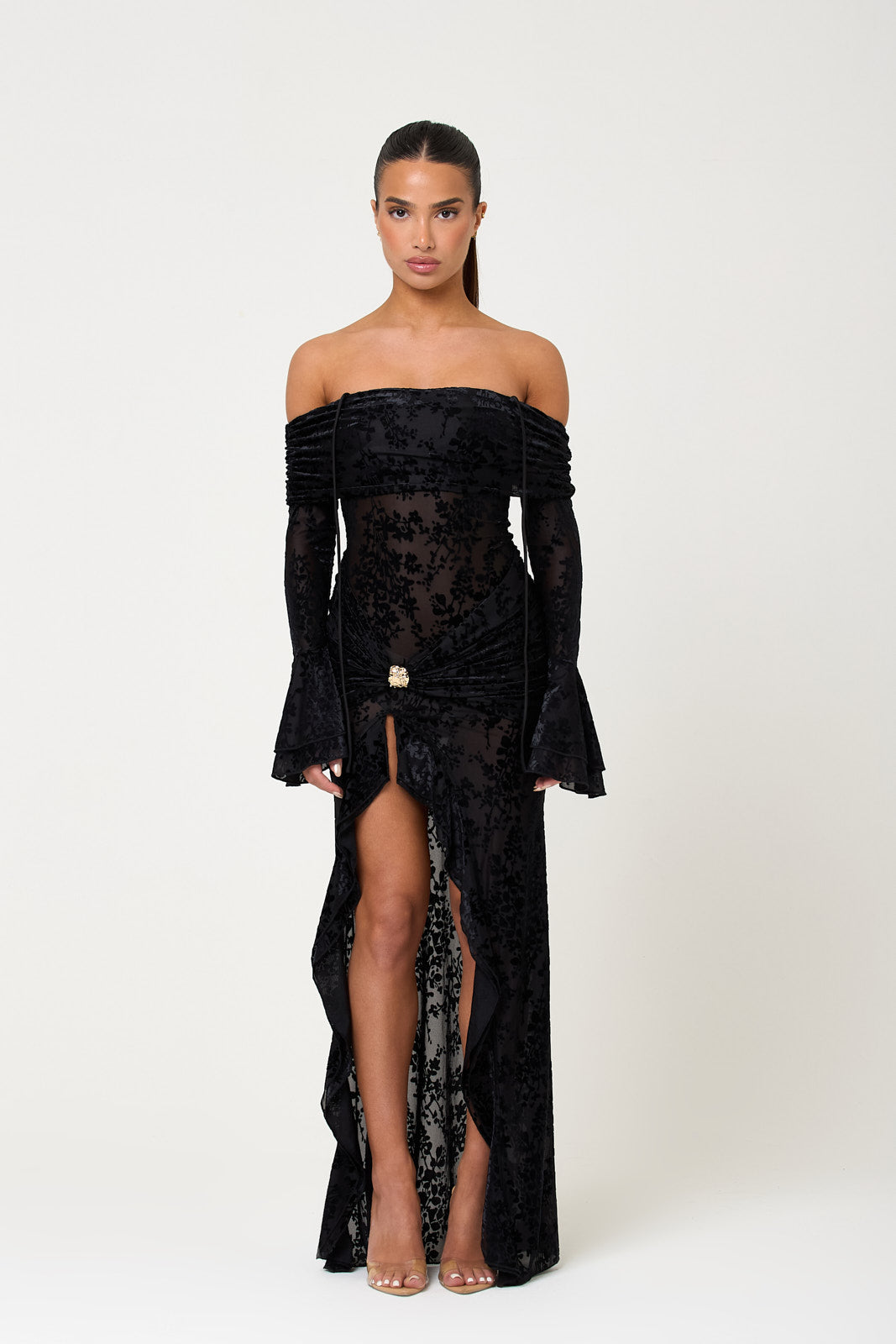 The devore maxi - black