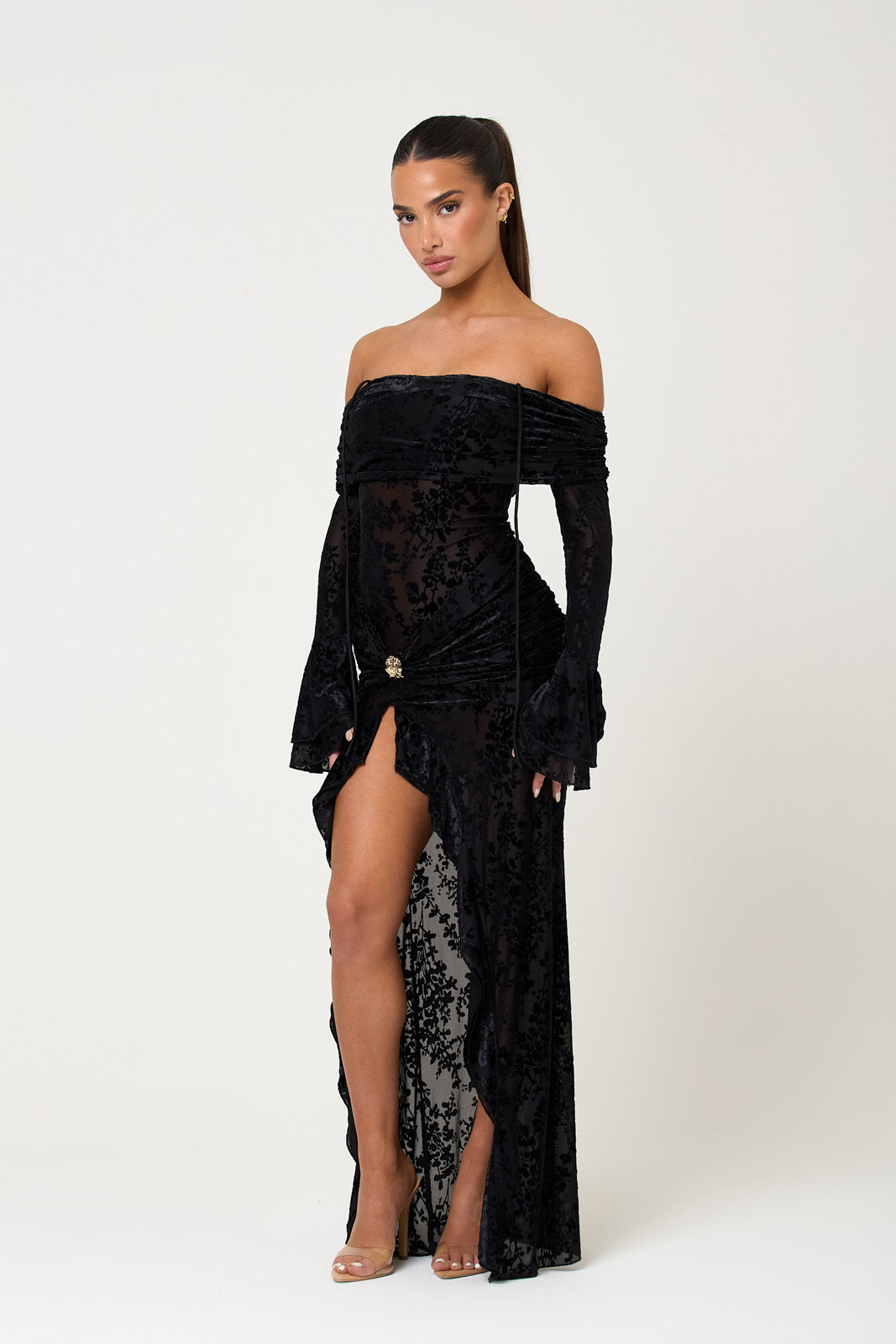 The devore maxi - black