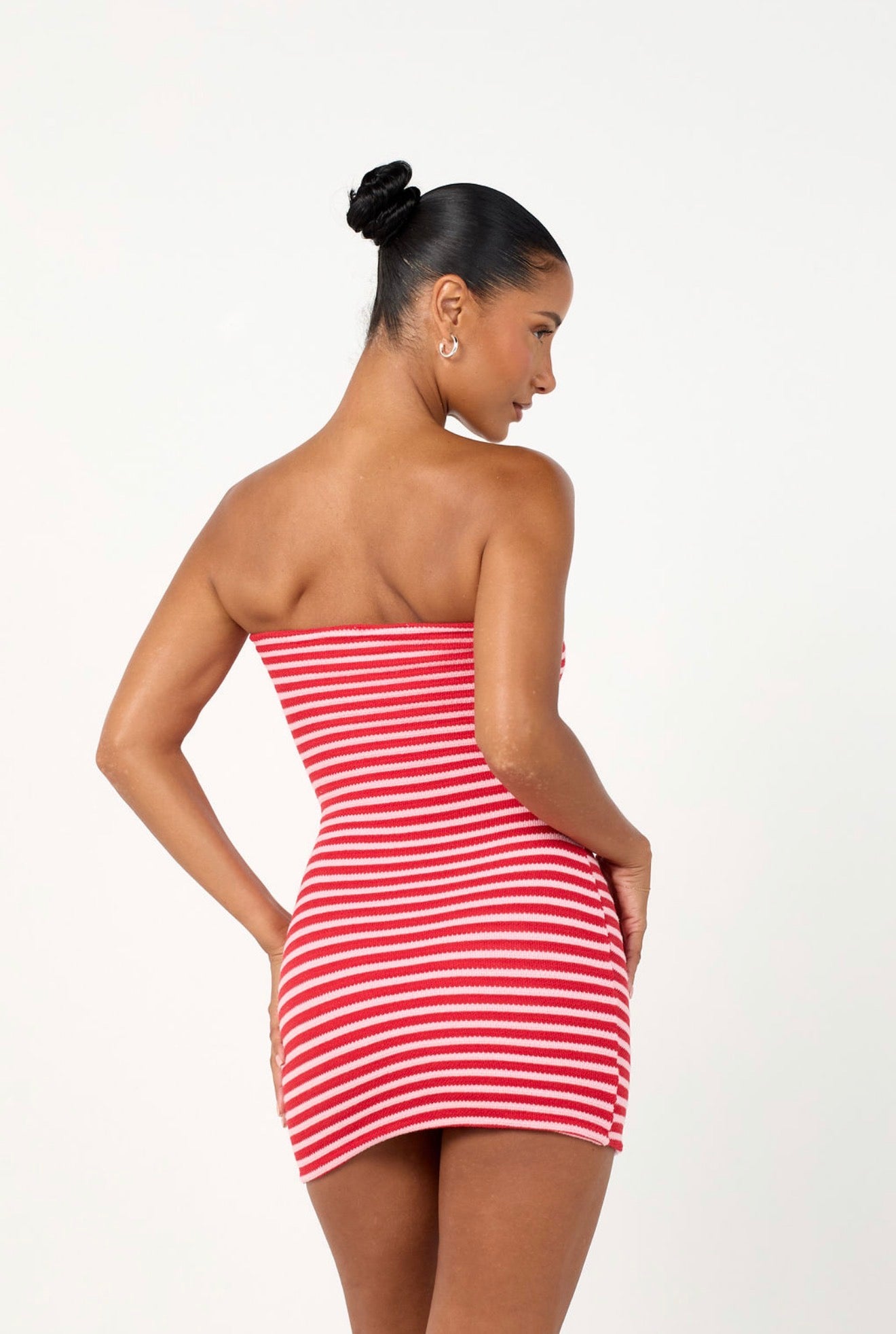 The bandeau mini - cherry swirl